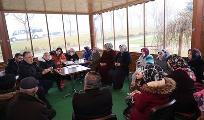Mehmet Savran'dan mahalle ziyareti