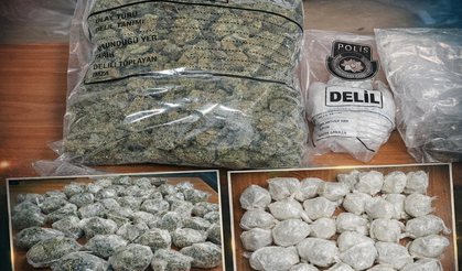 Gönyeli’de, “Sessiz Takip Operasyonu” kapsamında 3 kilo 596 gram hintkeneviri ile 622 gram kokain ele geçirildi