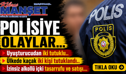 Polisiye olaylar… Uyuşturucudan iki tutuklu