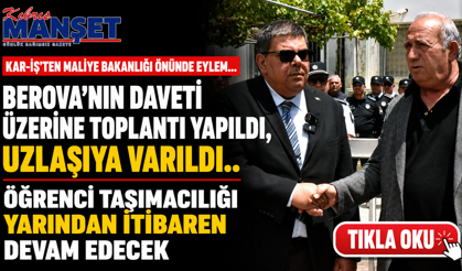 Kar-İş’ten Maliye Bakanlığı önünde eylem… Berova’nın daveti üzerine toplantı yapıldı, uzlaşıya varıldı