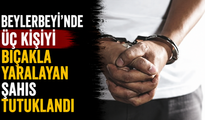 Beylerbeyi’nde üç kişiyi bıçakla yaralayan şahıs tutuklandı