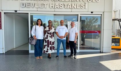 Dünya Tabipler Birliği Başkanı Kitulu, Dr. Burhan Nalbantoğlu Hastanesini ziyaret etti