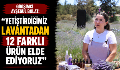 Kadın girişimci, Türkiye'nin desteği ile Karpaz'a lavanta bahçesi kurdu