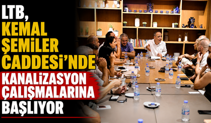 LTB, Kemal Şemiler Caddesi’nde kanalizasyon çalışmalarına başlıyor
