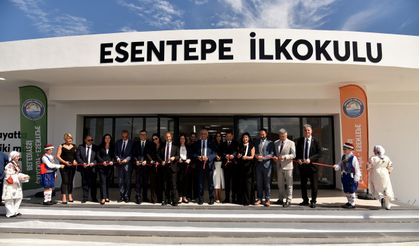 Esentepe İlkokulu yeni okul binası açıldı