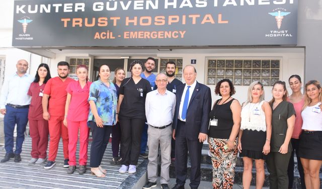Sağlık Bakanı Dinçyürek, Gazimağusa’daki Bazı Özel Hastaneleri Ziyaret Etti