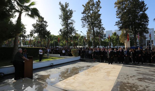 Atatürk LAÜ’de saygı ve özlemle anıldı
