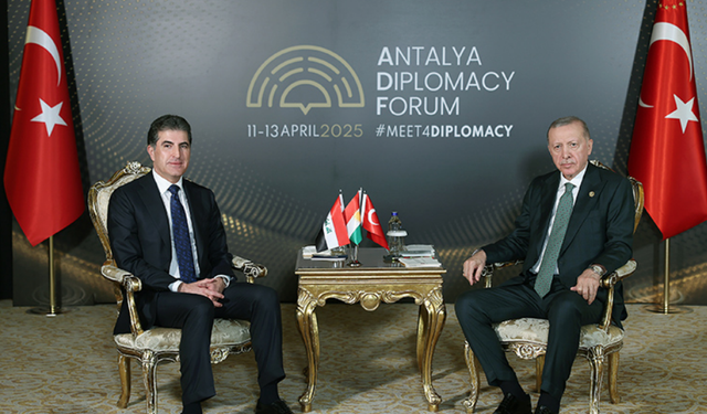 TC Cumhurbaşkanı Erdoğan, Barzani ile görüştü