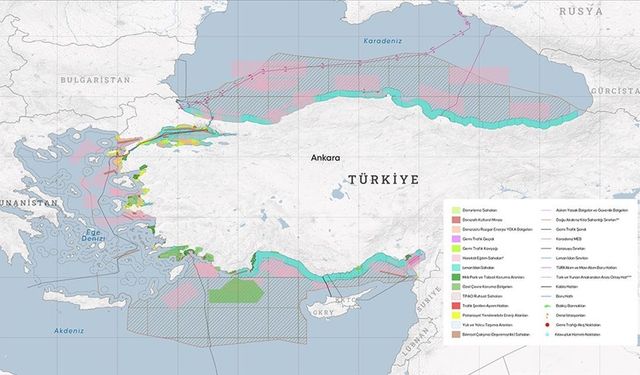 Türkiye'nin Deniz Mekansal Planlamasına ilişkin ilk çalışma yayınlandı
