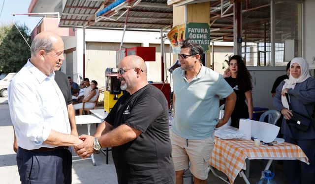 Cumhurbaşkanı Tatar, Şirinevler Gonnara Festivali’ni ziyaret etti