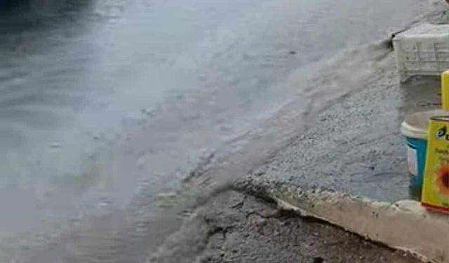 Kaleburnu köyünde şiddetli yağışlar etkili oluyor