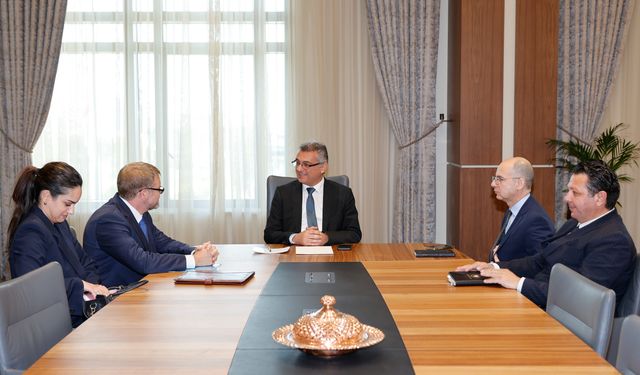 Cumhurbaşkanı Erhürman, İsveç'in Lefkoşa Büyükelçisi Hagström’ü kabul etti