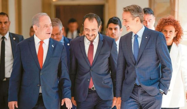Güney Kıbrıs-Yunanistan-İsrail arasındaki üçlü zirve... Savunma, güvenlik ve enerji konularına vurgu yapıldı