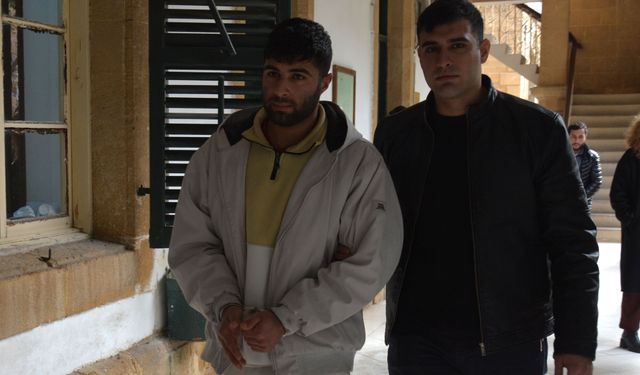 Ercan'da mermiyle yakalanan zanlı teminata bağlandı