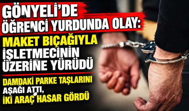Gönyeli’de öğrenci yurdunda olay: maket bıçağıyla işletmecinin üzerine yürüdü