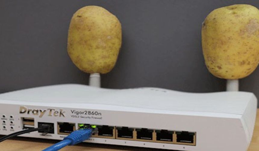 Wi-fi – Patates 

İçeriğindeki su ve kimyasallar dolayısıyla patates, Wi-Fi sinyallerini çekip yansıtabilir. Dolayısıyla internetiniz daha iyi çeker.