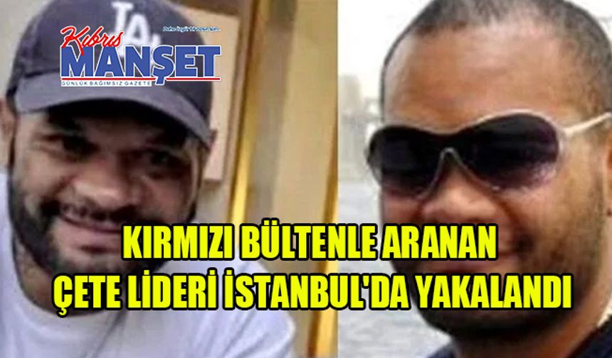 Kırmızı bültenle aranan çete lideri İstanbul'da yakalandı
