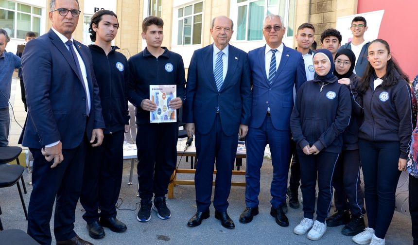 Cumhurbaşkanı Tatar Hala Sultan İlahiyat Koleji’ni Ziyaret Etti