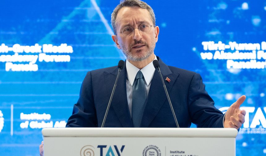 Türkiye Cumhurbaşkanlığı İletişim Başkanı Altun, Türk-yunan Medya Akademisi Forumu'nda Konuştu