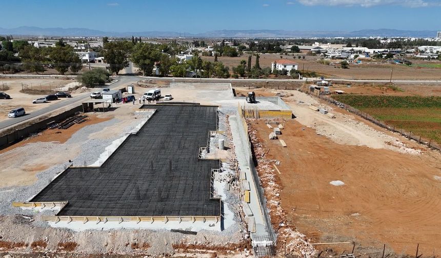 “Maraş Sağlık Merkezi’nin İnşaatı Hızla Devam Ediyor”