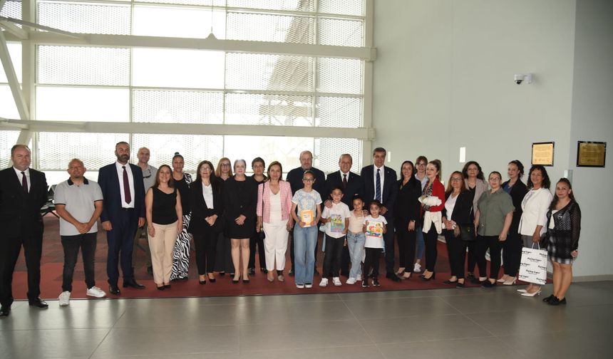 “Kültür Dairesi Ercan Uluslararası Havalimanı Kütüphanesi” açıldı