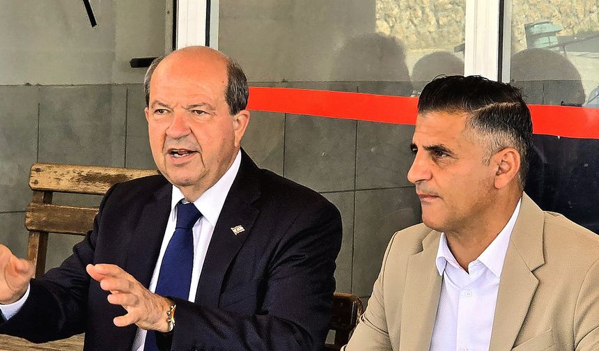Cumhurbaşkanı Ersin Tatar, Lapta Alsancak Çamlıbel Belediyesi’ni ziyaret etti