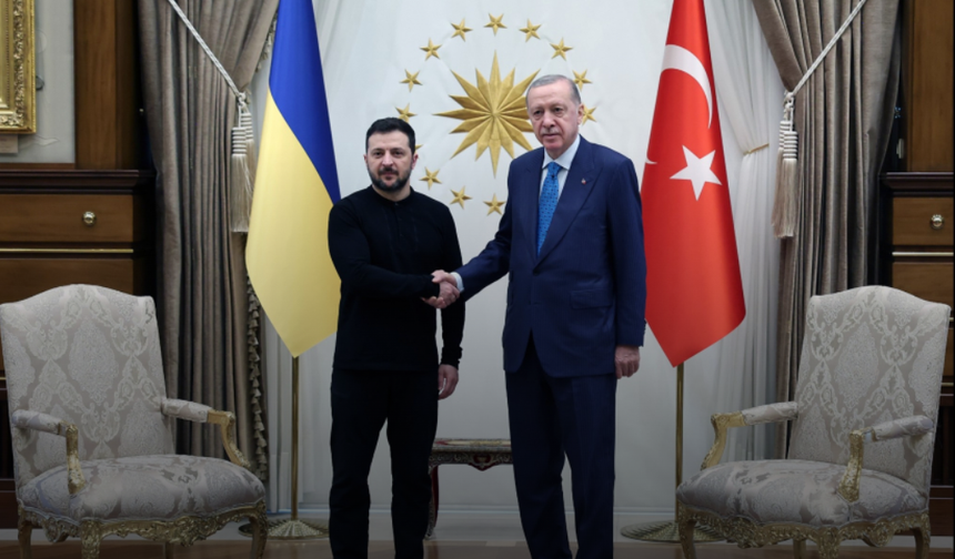 TC Cumhurbaşkanı Erdoğan ile Ukrayna Devlet Başkanı Zelenskiy'nin görüşmesine ilişkin açıklama