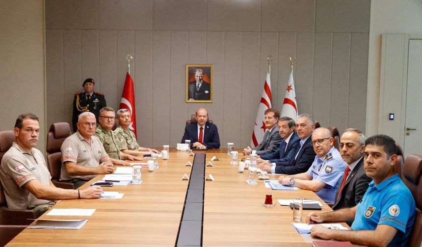 Cumhurbaşkanlığında güvenlik toplantısı yapıldı
