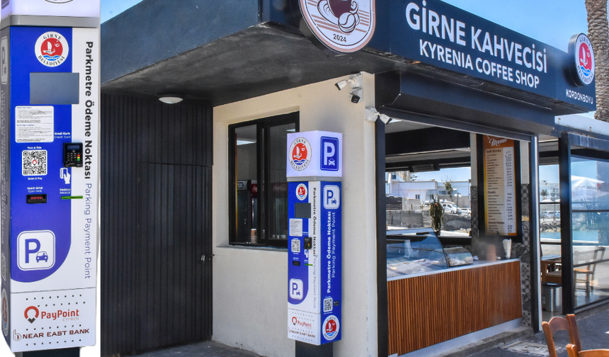 Girne Kordonboyu Caddesi'ne park ücretli oluyor