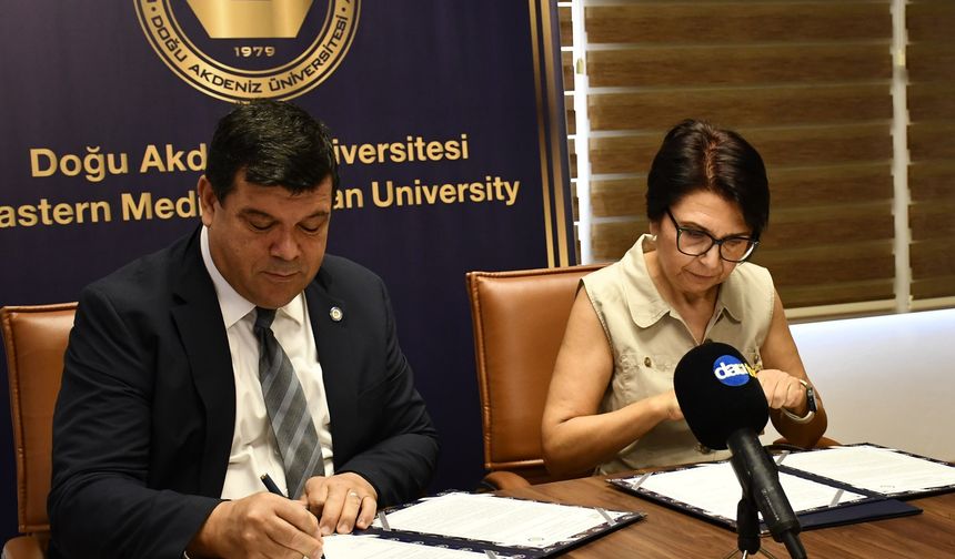 DAÜ ile İskele Mimoza Inner Wheel Derneği arasında iş birliği protokolü imzalandı