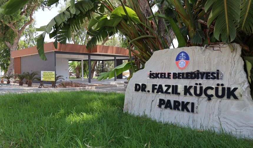İskele Belediyesi Dr. Fazıl Küçük Parkı’ndaki büfe yenileniyor… Sadıkoğlu: “Görsel açıdan modernize ediyoruz”