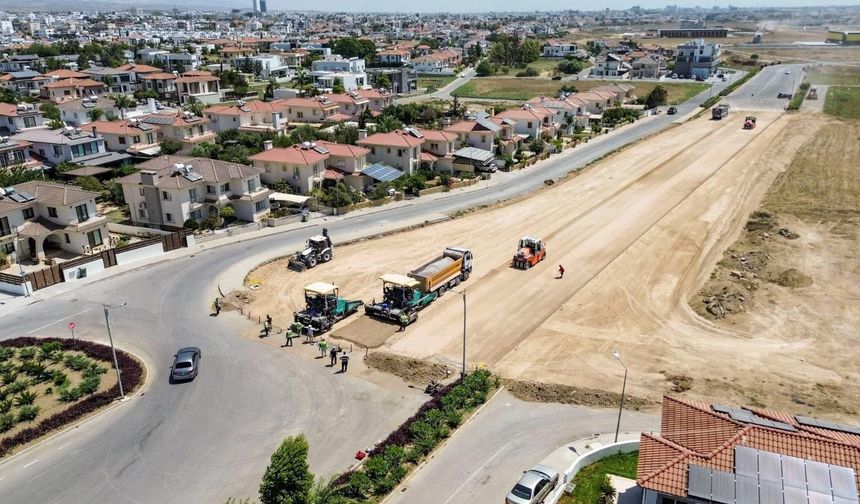 Gönyeli-Alayköy Belediye Başkanı Amcaoğlu: “Özker Özgür Caddesi’ndeki çalışmalar sona yaklaştı”