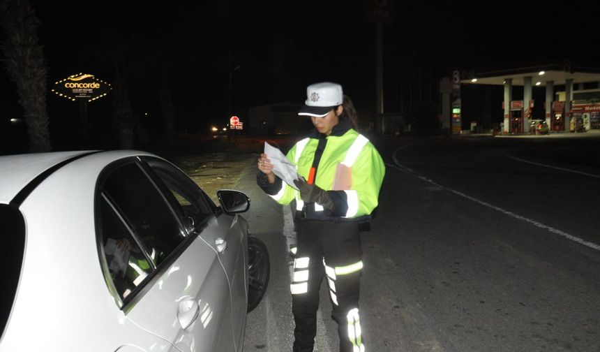 Üç ilçede eş zamanlı asayiş ve trafik denetimi