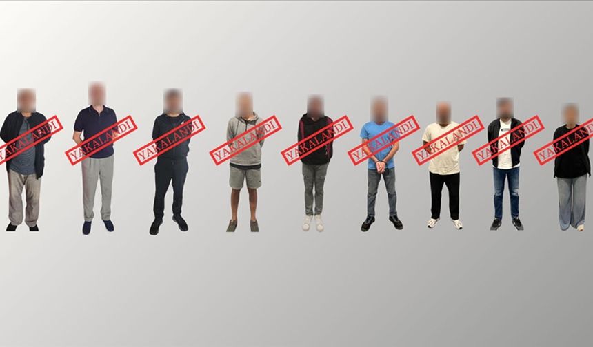 Kırmızı bültenle uluslararası seviyede aranan dokuz kişi Türkiye'ye iade edildi