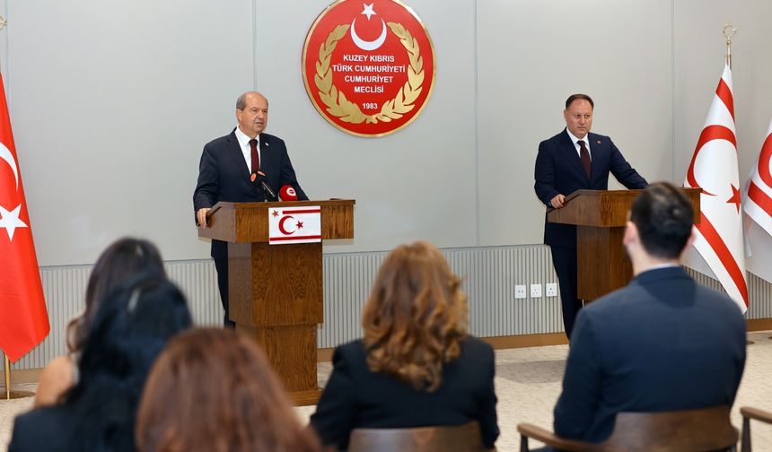 Cumhurbaşkanı Tatar ve Öztürkler, yeni yasama yılının başlaması nedeniyle açıklama yaptı