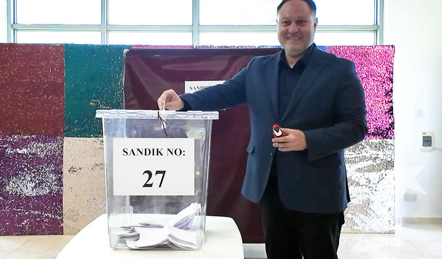 Cumhuriyet Meclisi Başkanı Öztürkler, oyunu Güzelyurt’ta kullandı