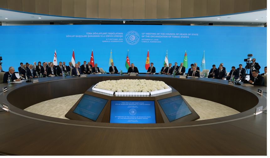 Azerbaycan'ın Gebele şehrinde "Türk Devletleri Teşkilatı 12. Zirvesi" başladı