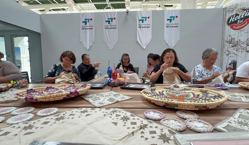 Ercan Havalimanı’nda Kıbrıs kültürünü tanıtmak amacıyla etkinlik düzenlendi