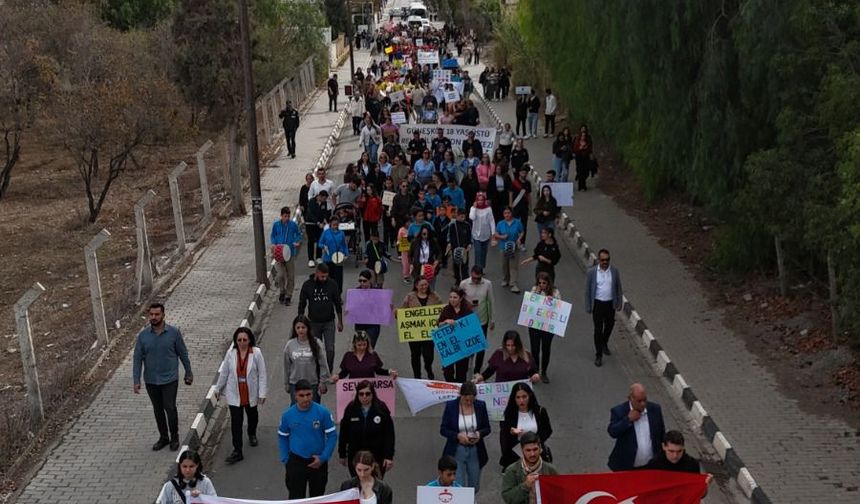 Lefke Belediyesi’nden 3 Aralık Dünya Engelliler Günü için farkındalık yürüyüşü
