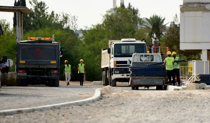 Metehan Geçiş Kapısı’nda ilave şerit ve yaya yolu çalışması başladı