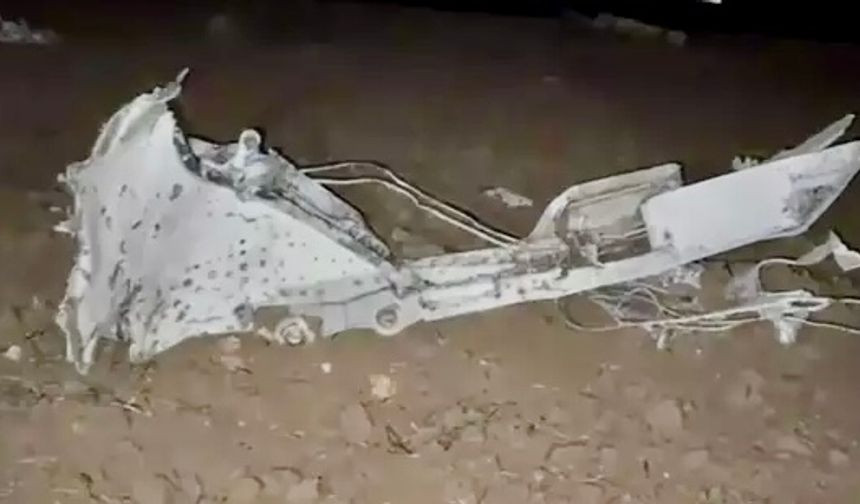 Ankara'da düşen uçağın enkazına ulaşıldı