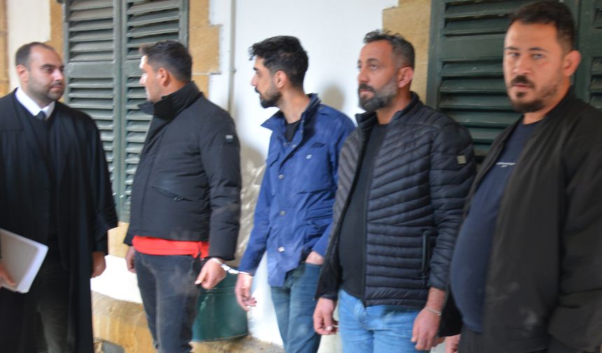 Ercan’da 9 canlı mermi ile yakalanmakla itham edilen 4 zanlı 2 gün tutuklu