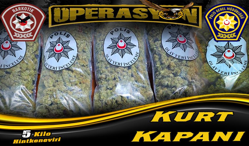 Adli olaylar… Lefkoşa’da 5 kilo uyuşturucu bulundu: 3 tutuklu