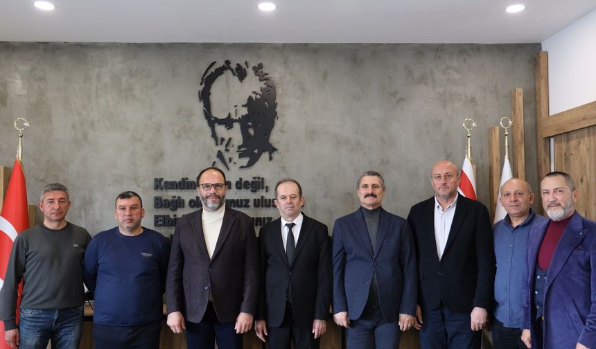 İskele Belediyesi, kardeş şehri Uçhisar Belediyesi’ni kabul etti