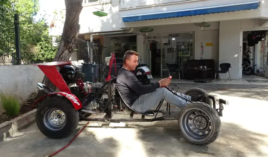 "Yapamazsın, boşver" dediler ama yaptı. Hızı saatte 60 kilometreye ulaşan hayâl