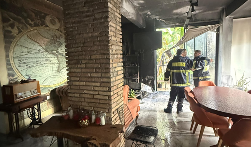 Yenikent'te yoga salonunda yangın...