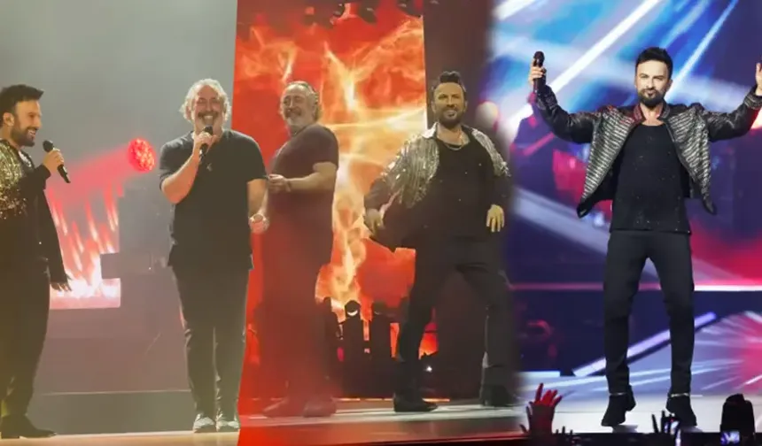 Tarkan konserinde Cem Yılmaz sürprizi. "Kuzu Kuzu" düeti sosyal medyaya damga vurdu