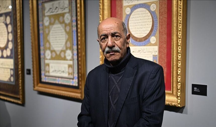 Ebru ve hat sanatkarı Fuat Başar, sanat hayatının 50. yılını geride bıraktı