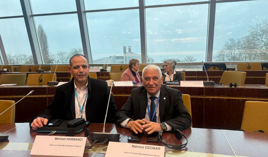 Özçınar ile Harmancı Strasbourg’da toplantıya katıldı