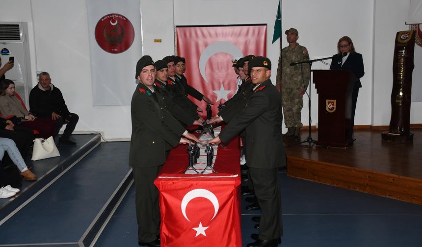 Yedek Subay Asteğmen ve Çavuş Celbi Ant İçme Töreni yapıldı